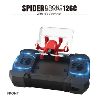 Newest Idea 6 AXIS Pocket Small rc Drone Headless 3D-flip remote control helicopter with 2.0MP Camera Adjust The Angle vs CX-10