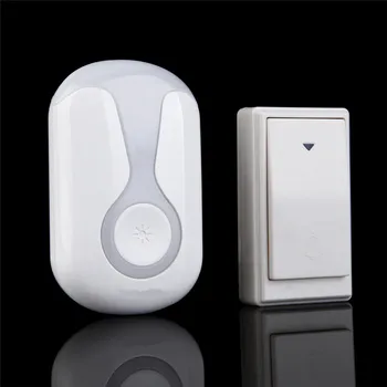 36 Tunes Wireless Cordless Doorbell Remote Door Bell Chime,3 Button and 2 Receivers,No need battery,Waterproof, EU/US/UK Plug