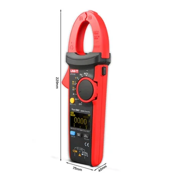 UNI-T UT216B LCD Display 600A True RMS Digital Clamp Meters Auto Range w/ NCV V.F.C. & Frequency Current Clamp Tester Multimetro