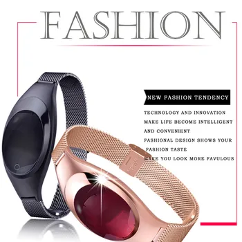 Women Z18 Smart Wristband Bracelet Waterproof With Blood Pressure Heart Rate Monitor Pedometer Fitness Tracker For Android IOS