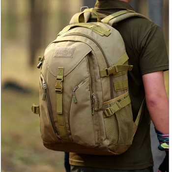 15 inch Laptop Camouflage Nylon Backpack Multifunction Men Women Military Style Bag Molle System Tactics Daypack Large Capacity