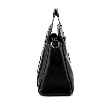 2017 Fashion Weaving Grain Women PU Leather Handbag Girl Shoulder Crossbody Bag Multifunction Shopping Travel Pouch