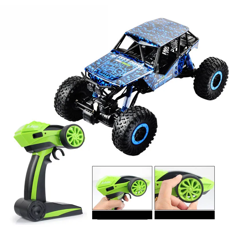 Rock Climbing Car Remote Control 2.4G Four-wheel Drive Off-road Vehicle Electric Charging Oversized Toy Cars RC12(1)