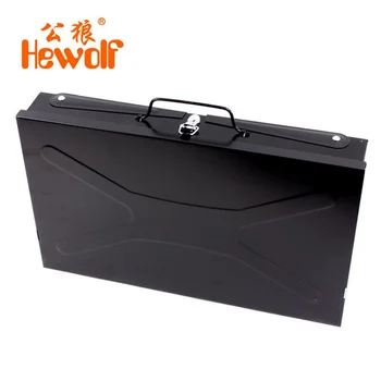 Outdoor Portable Folding Stove BBQ Grill Box Outdoor Camping Hiking BBQ Charcoal Burn Oven Stove 44*26*22cm Outdoor Stove