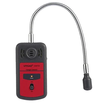 UYIGAO Handheld Portable Automotive Mini Halogen Gas Leakage Detector Chlorine and Fluorine Tester with Sound-light Alarm