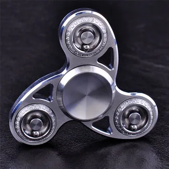 Tri-Spinner Fingertips Sliver Rudder model Fidget Spinner Anxiety Stress Adults Kid Spinner Toys For Autism and ADHD