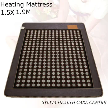 Jade health care cushion tourmaline electronic heat jade heating bed mattress heating Physical therapy mat 1.5X1.9M/ 59''X74.8''
