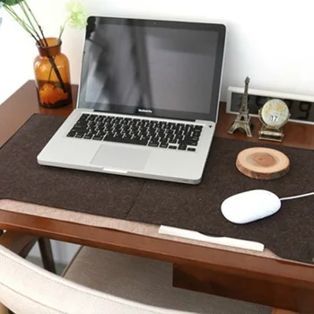 2 Pieces/Lot Simple Double Layers Desk Pad Large Mouse Pad Desktop Desk Mat Office Study Memopad Storage Desk Sets
