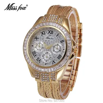 2017 New Top Quality Luxury Tassel Bracelet Watch Women Waterproof Rhinestone Quartz Watches Lady Bracelet Dress Wristwatches