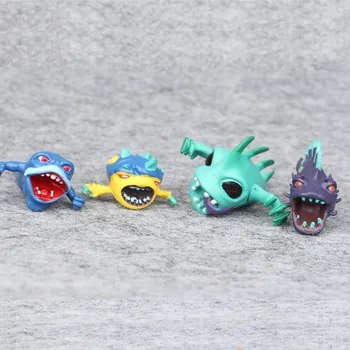 New 14 Pcs/set Slugterra Action Figures Toy 3-4cm Mini Cartoon Slugs genius Anime Dolls Children Boys Toys Gift