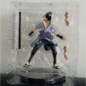Naruto Sasuke Uchiha Fighting Style GEM 20cm PVC Action Figure Collection Model Toys