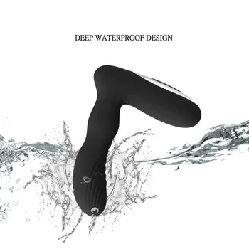 USB Waterproof 3 Mode Tickling 12 Mode Vibrating Prostate Massager G Spot & Perineum Stimulator Vibrators Anal Sex Toy for Man