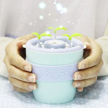 Anion Humidifier USB Potted Plant Home Mini Humidifier Essential Oil Diffuser Air Humidifier Ultrasonic Creative Gifts LJH-008