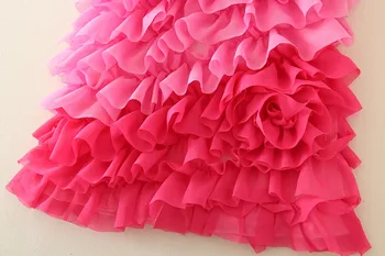 5p490 Baby Girls Dress 2017 New flower dresses Girls kids clothes toddler girl clothing Costume wholesale baby boutique clothing