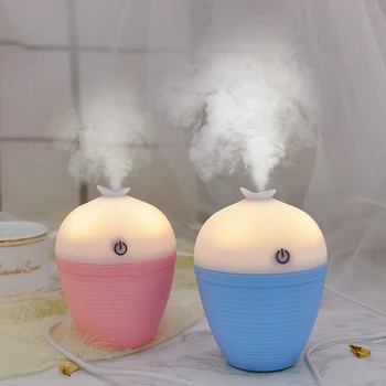 Air Humidifier Aroma Diffuser Usb LED Lamp With Carve Essential Oil Diffuser Mist Maker for Home Office Baby Room Bedroom Spa
