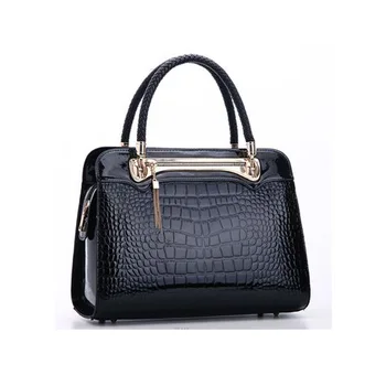 5 Color Famous Brands Handbags Luxury elegant female big bags Crocodile women's leather handbag cowhide messenger bag