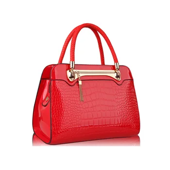 5 Color Famous Brands Handbags Luxury elegant female big bags Crocodile women's leather handbag cowhide messenger bag