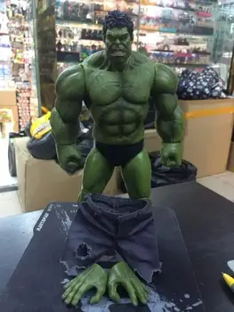 Marvel The Avengers Hulk Super Heroes 1/6 Scale Pants can be taken off PVC Action Figure collectible Model Toys 26cm KT1332