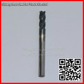 MA-4F-5*5*50L double-edged four-blade tungsten steel milling cutter