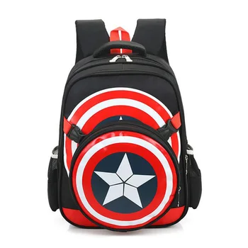 New school backpacks avengers captain america cartoon style schoolbags for kids children shoulder bags mochila infantil ZZ214