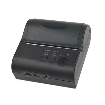 Thermal pos printer 80mm usb portable receipt printer handheld mobile bluetooth Android IOS wireless pos printer HS-82
