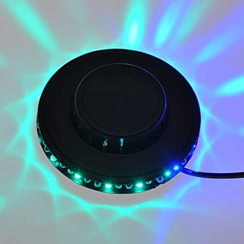 Full Color 5W RGB LED Lamp Smart Sound & Light Control Auto Rotating RGB Led DJ Disco Stage Lighting 220V for Bar KTV Lighting
