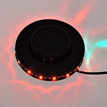 Full Color 5W RGB LED Lamp Smart Sound & Light Control Auto Rotating RGB Led DJ Disco Stage Lighting 220V for Bar KTV Lighting