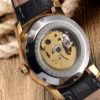 Top Brand ORKINA Automatic Mechanical Watch Men Skeleton Elegant Dress Man's Wristwatches Male Clock Hour Relogios Masculino