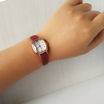 Star Cut Shell Julius Women's Watch Japan Quartz Hours Fashion Dress Bracelet Leather Girl Birthday Gift Box 885