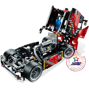 Decool 3360 Lepin Technic Race Truck building bricks blocks New year Gift Toys for children boys Model Car Bela 8041