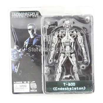 NECA Terminator 2 Judgment Day T-800 Endoskeleton PVC Action Figure Robot Toys 7