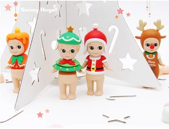 Sonny Angel 6pcs/set Mini Christmas Series Sonny Angel Dolls PVC Action Figure Collectible Model Toy 8cm KT2530