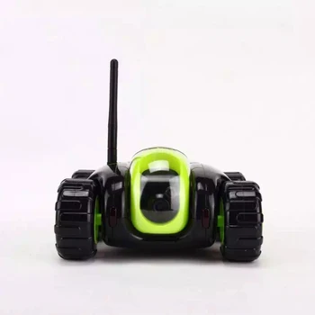 NEW RC Car with Camera 4CH Wifi tank Cloud Rover Portable IP Camera Household Appliances IR Remote Control One Button Home FSWB