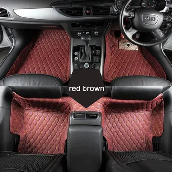 Custom fit car floor mats for Land Rover Discovery 3/4 freelander 2 Sport Range Rover Sport Evoque 3D car styling carpet liners