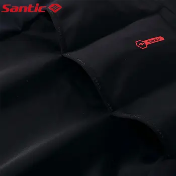 Santic Men Cycling Jacket Bike Windproof Cycling Clothes Racing Winter Fleece Cycling Jackets Ciclismo Jersey S-3XL M5C01062R
