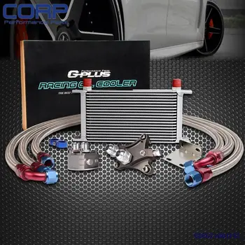 19 Row Oil Cooler Kit For Nissan Silvia S13 S14 180SX 200SX 240SX SR20DET Turbo