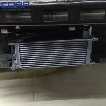 19 Row Oil Cooler Kit For Nissan Silvia S13 S14 180SX 200SX 240SX SR20DET Turbo