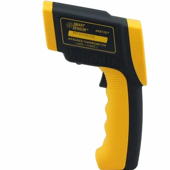 Smart Sensor Digital infrared thermometer AR872D+ -50~1050C (-58~1992F) LCD IR Laser Point Gun noncontact Infrared Thermometer