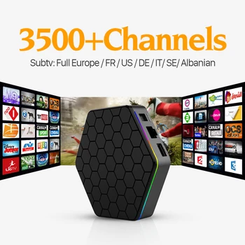 Original T95Zplus Android 6.0 Smart Set-top TV Box 4K IPTV Europe Arabic Sweden French IPTV Box Subtv Subscription 3500 Channels