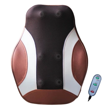 Comfortable Electric kneading roller shiatsu massage cushiontable heating and Multi-purpose back massager cushion
