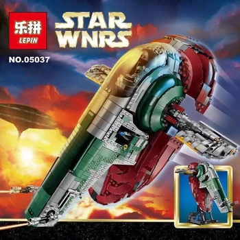 Star Wars LEPIN 05037 2067pcs Slave 1 UCS Model Building Kits Blocks Bricks Children birthday Compatible With legoed 75060