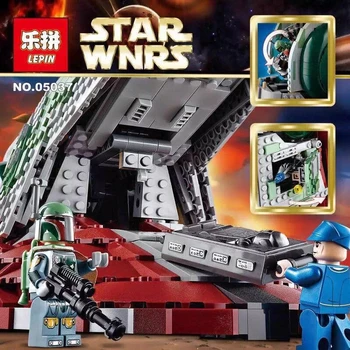 Star Wars LEPIN 05037 2067pcs Slave 1 UCS Model Building Kits Blocks Bricks Children birthday Compatible With legoed 75060