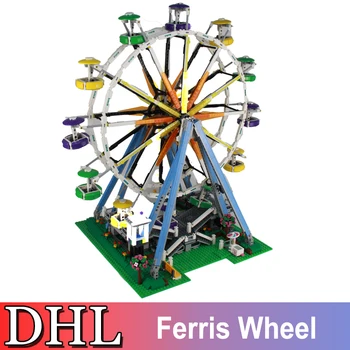 15002 2478Pcs LEPIN City Street Model Building Kits Blocks Bricks Expert Ferris Wheel Toys For Children Compatible With 10247