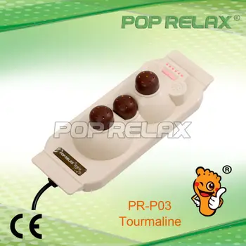 Hot sell thermal 3 balls tourmaline handheld warm projector therapy device PR-P03 POP RELAX
