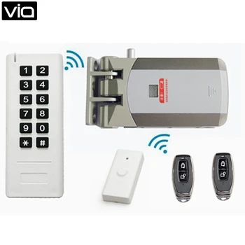 D1 Direct Factory 433MHz Powered By Batteries 2 Minutes DIY Installation Wireless Keypad RFID Access Control