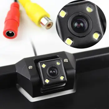 Wireless Transmitter Car Styling Parking System with 4.3'' Monitor Black European License Plate Reversing Camera