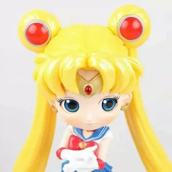 Anime Sailor Moon Wedding Tsukino Usagi Q Ver. PVC Action Figure Collectible Model Toy 15cm KT1705