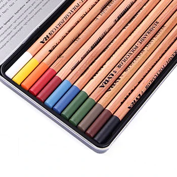 12 Colors/Set Oil Colored Pencil Drawing Art Set for Professional Artist Painting Tool School Students Stationery Supplies