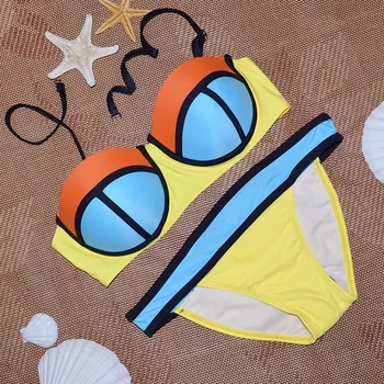 2016 low waist wetsuit brazilian set bathing beach size triathlon sexy retro monokini swimming bikini swimwear