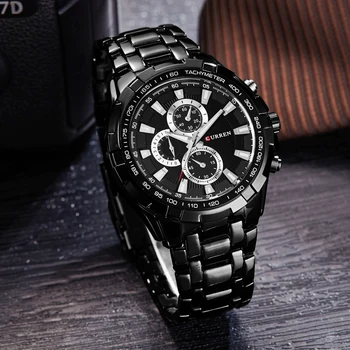 Men's Watches 2016CURREN Brand male Fashion Casual Business WristWatches Men Quartz Waterproof Watch Man Clock Relogio Masculino